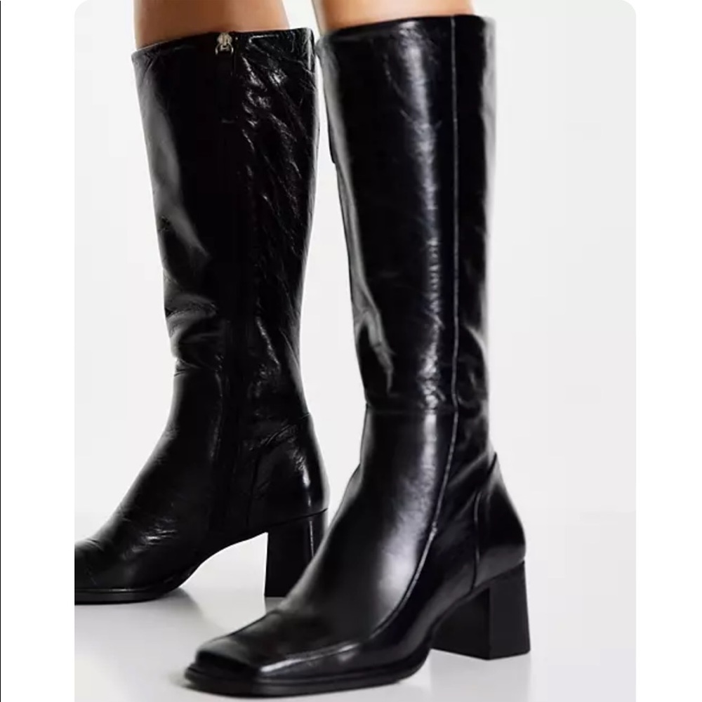 ASOS Black Heeled Boots